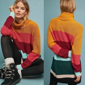 FARM Rio Anthropology Block Color Sweater- XS